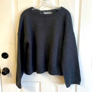 LUCCA Womens size M open back sweater